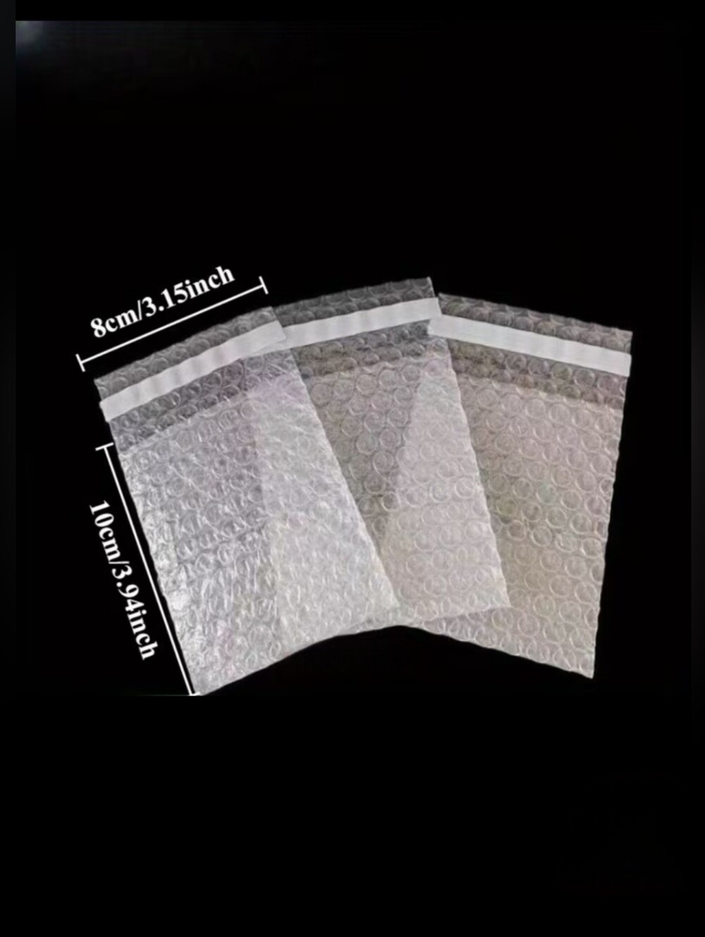 15ct. 3.1x3.9 Clear Self-Seal Bubble Mailer - ✨️PRICE FIRM✨️ - Picture 4 of 6